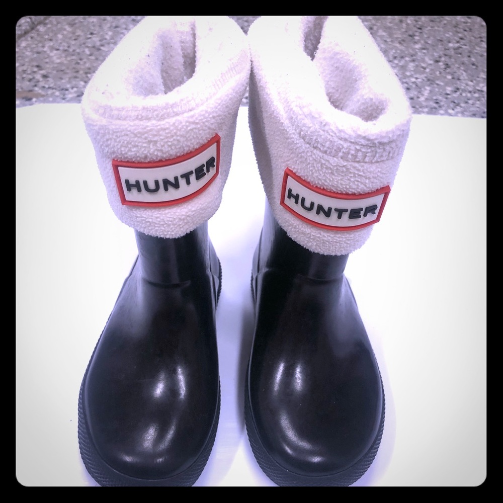 Toddler Hunter boots and inserts